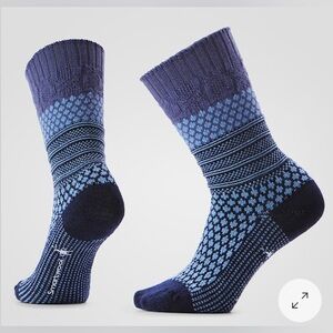 NEW Smartwool Unisex Everyday Cozy Popcorn Cable Crew Socks